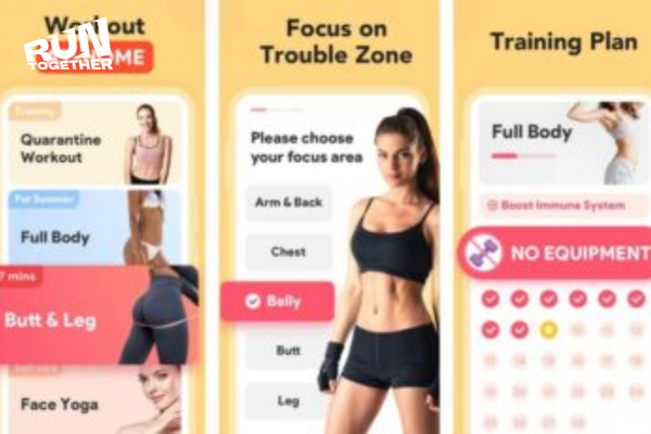 App tập thể dục cho nữ